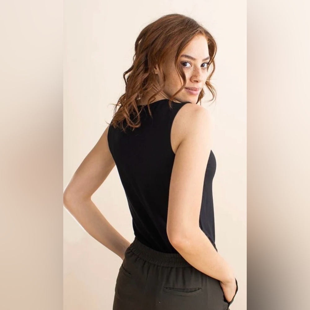 Encircled The Unbodysuit Black Top